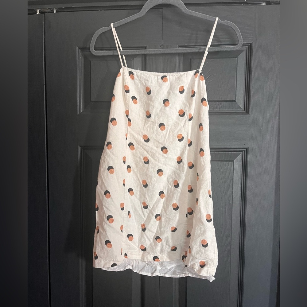 Vestique Boutique Linen Blend Mini Dress